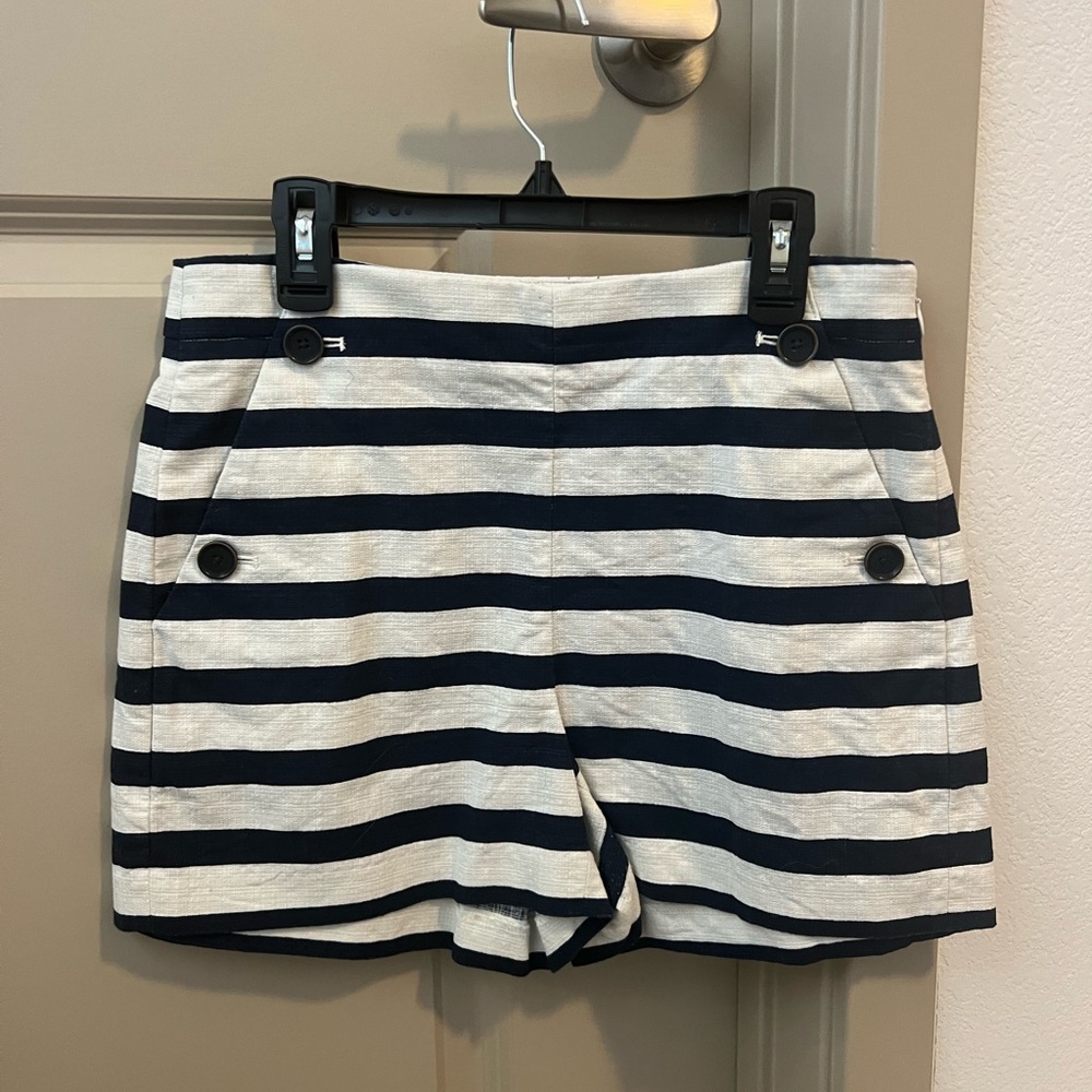 Nautical Striped Women's Shorts